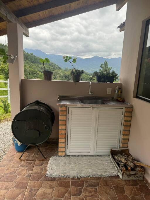 Cabana Recanto Do Arruda Para Casal Em Aguas Mornas 외부 사진