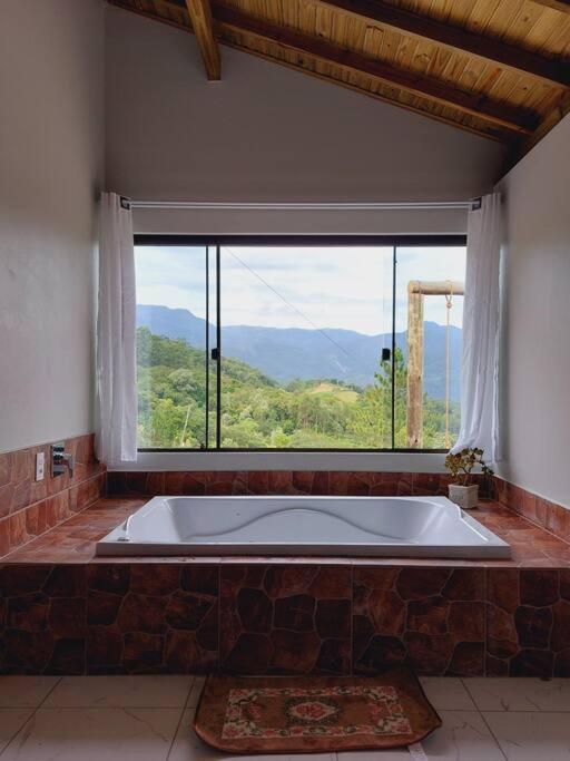 Cabana Recanto Do Arruda Para Casal Em Aguas Mornas 외부 사진